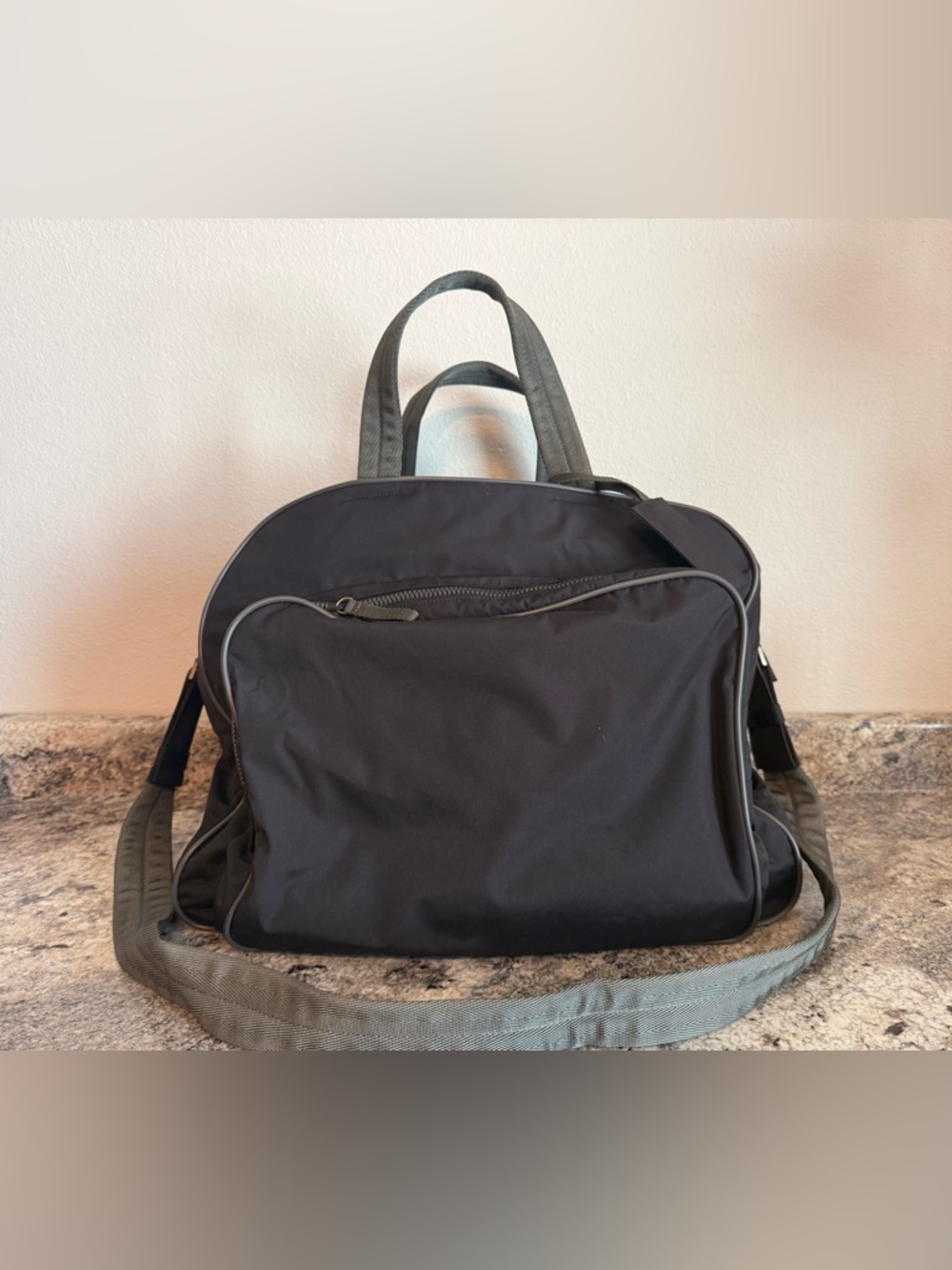 Prada Black Nylon Duffel Bag *authentic*